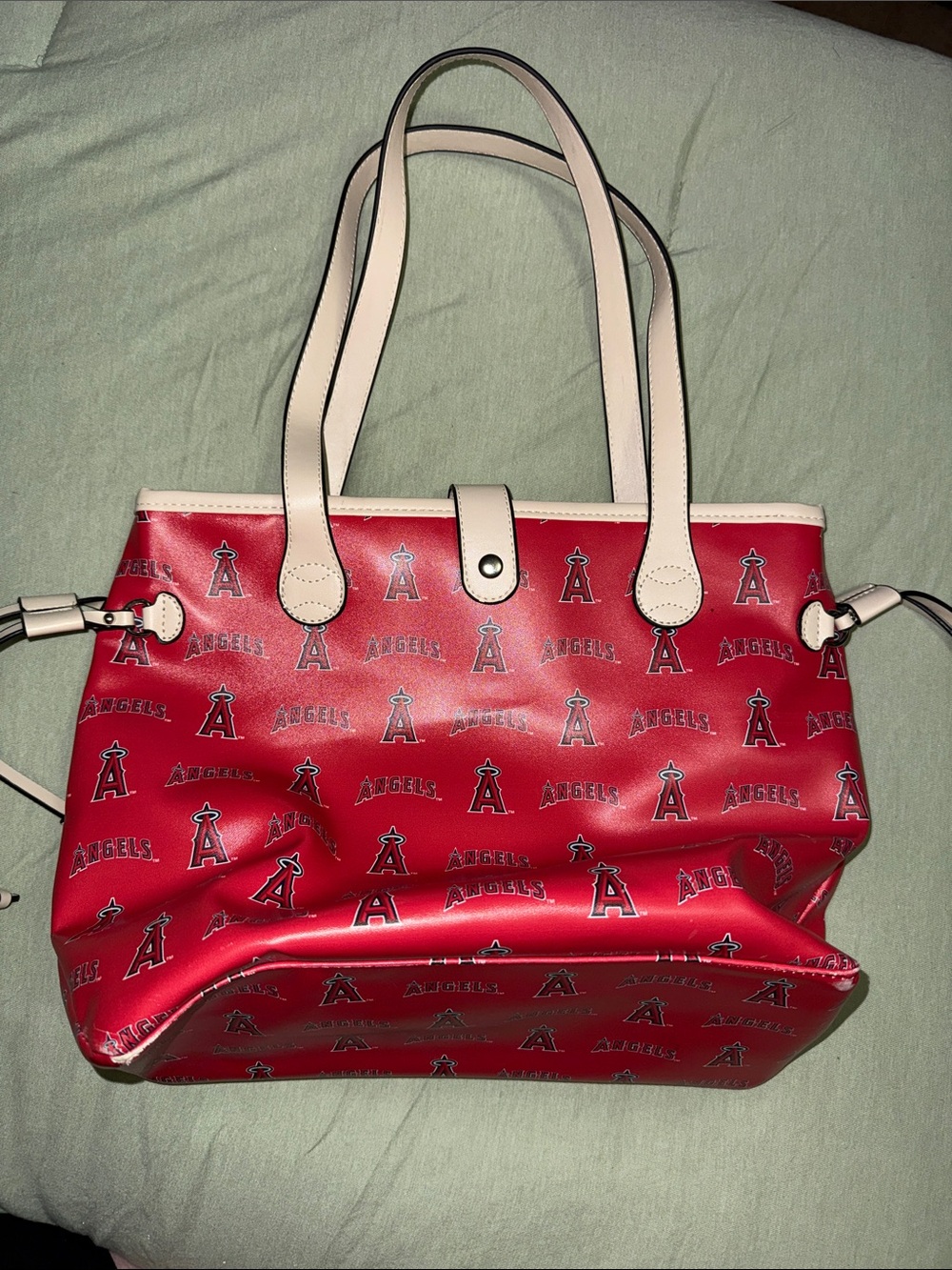Los Angeles Angels Red Logo Tote Bag - authentic merchandise